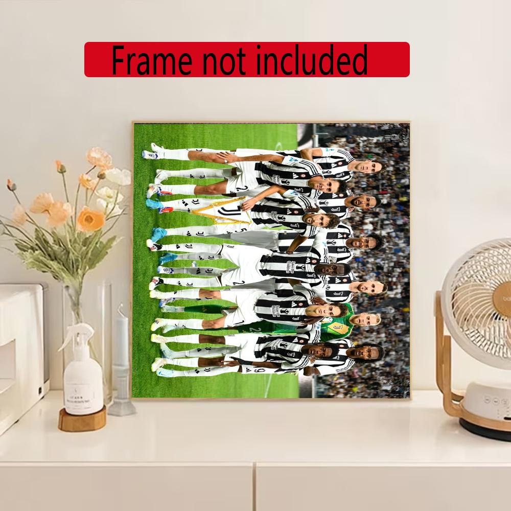 Juventus 5D Round Diamond Painting Kit Diamond Embroidery Painting Rhinestones Mosaic Frameless Handwork Decoration Arts