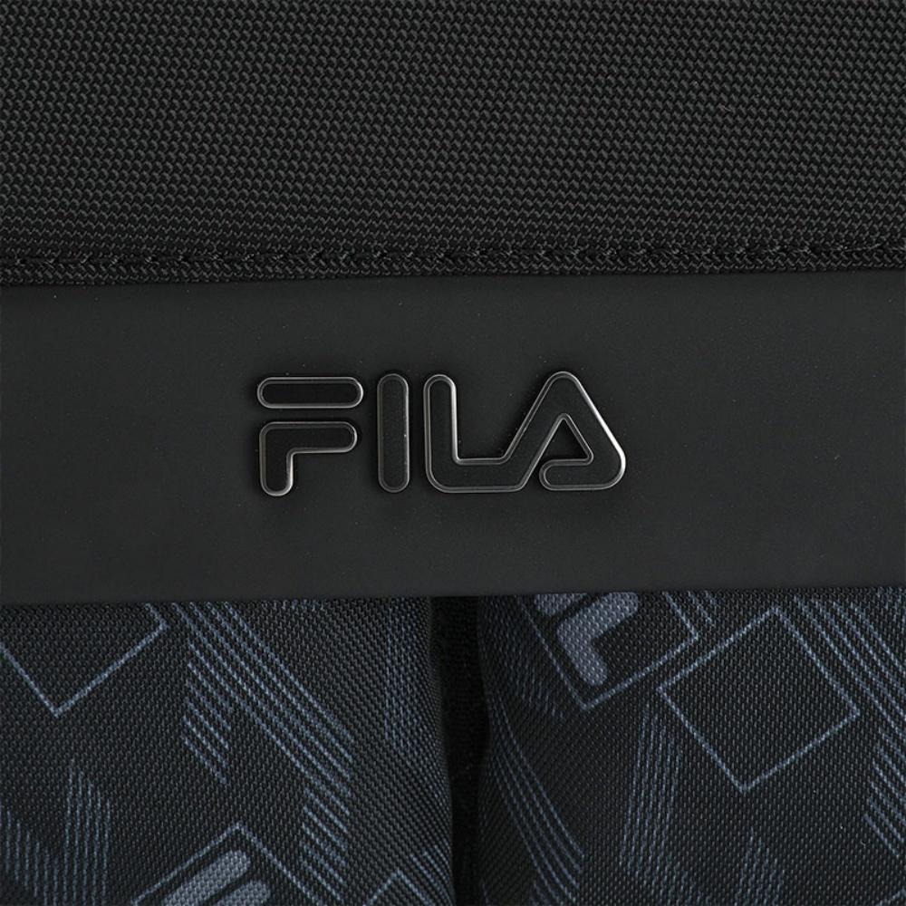New FILA HERITAGE PU Crossbody Bags Regular Men's Jet Black F13M548102FBK