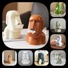 Moai Box Tissue Creative Table Living Room Fun Easter Household Storage Supplies