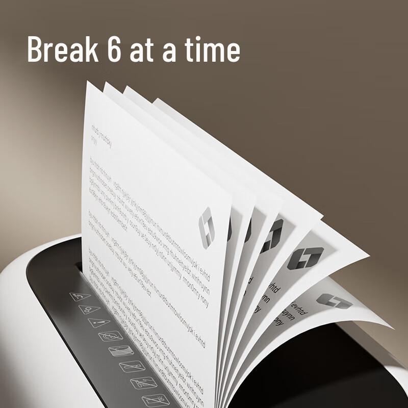 Deli G10 Desktop Mini Paper Shredder - 4-Level Security, 15L CN Plug (adapter Included)