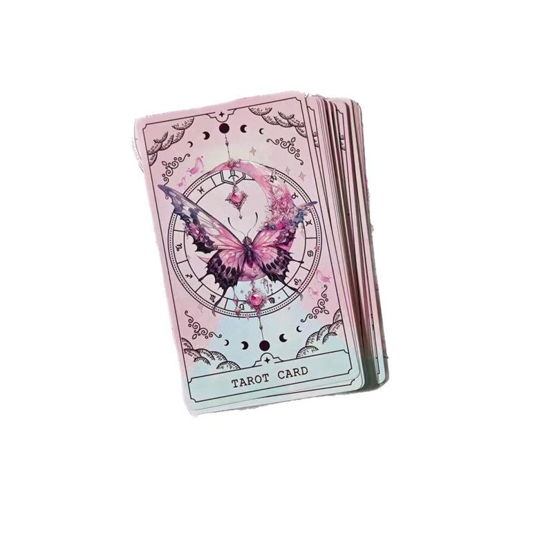 Western Classic 78-Card Tarot Deck - Green Butterfly Design