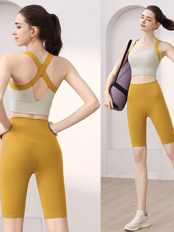 Women's Quick-Dry High-Intensity Sports Bra Set for Running & Yoga