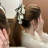 Korean Style Bowknot Banana Clip Sweet Women Hair Claws Cute Ponytail Holder  Daily Wear