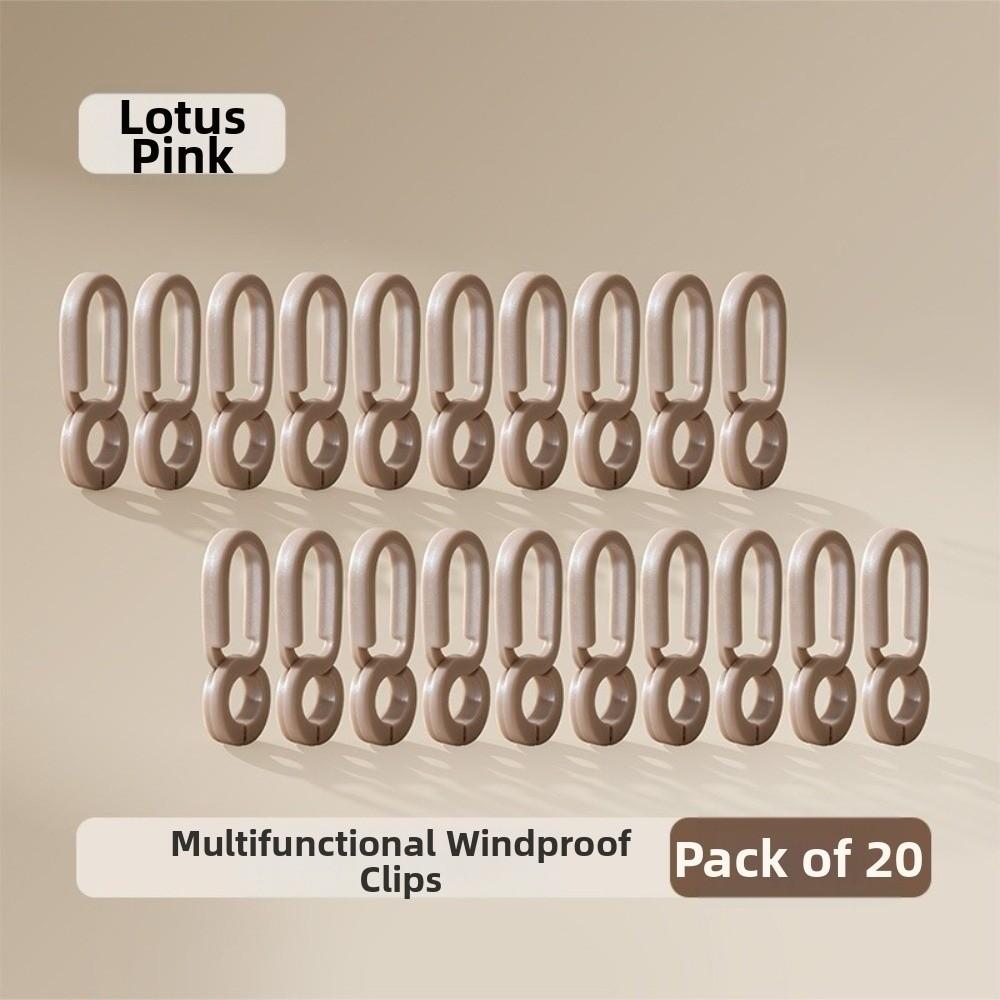 20pcs PP Clothesline Clips Windproof Clothes Hangers New Hanging Clips  Clothes Drying