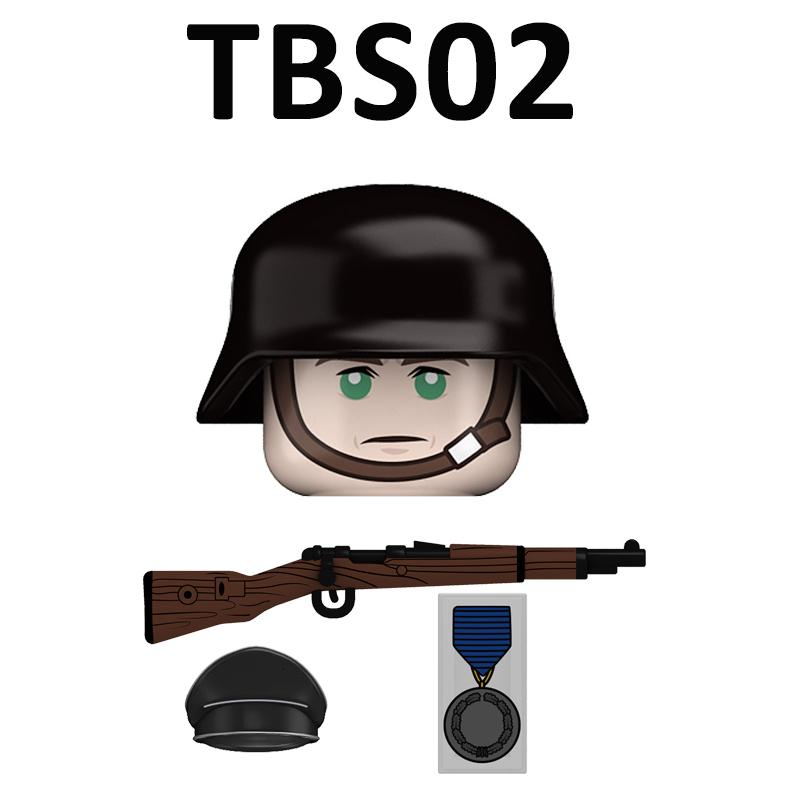 

Військові солдати Другої світової війни, німецькі фігурки, будівельні блоки, камуфляж, армія, піхотний офіцер, капелюх, шолом, зброя, цеглинки, іграшки для дітей