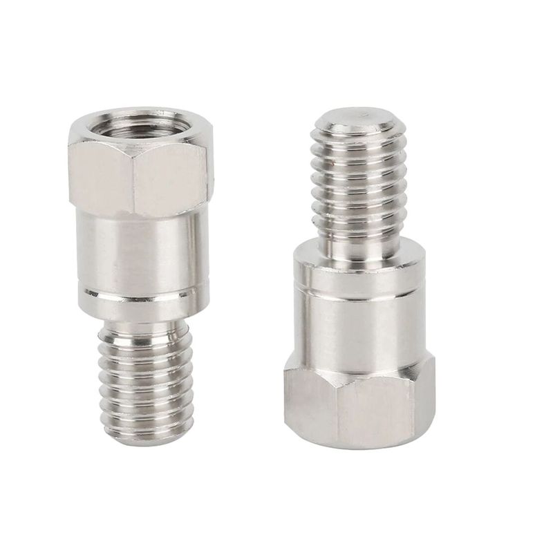 2pcs M10 Motorcycle Bike Side Rearview Mirror Mounting Threaded Hole Heightening Screw Adapter Bolt Fit for BMW F750GS F850GS