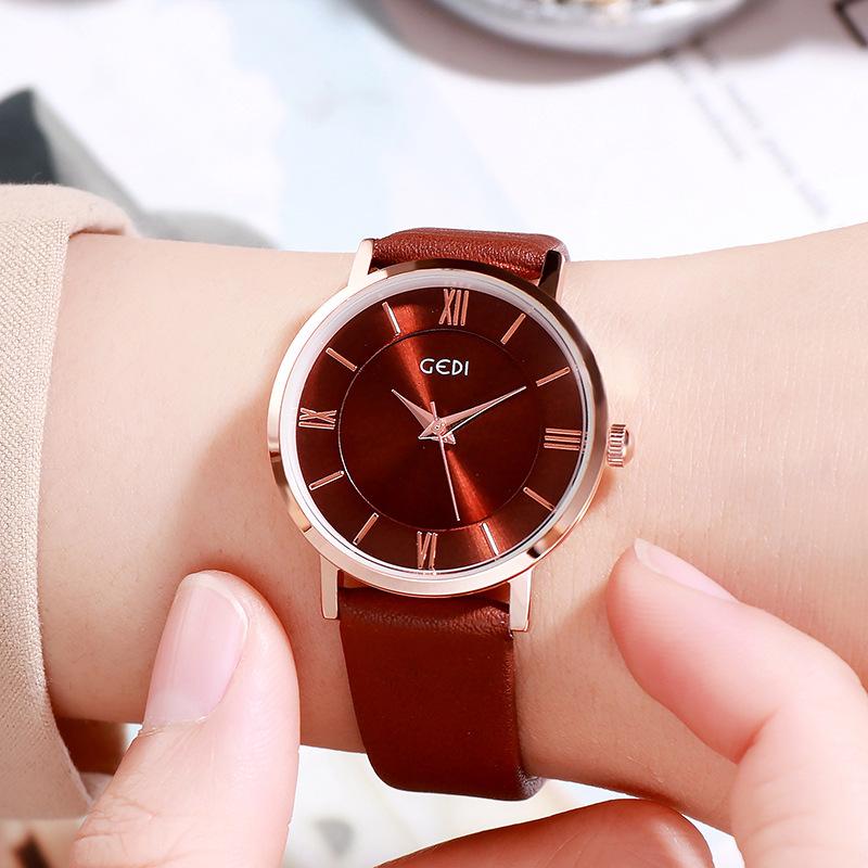 Roman Scale Casual Women'S Watch Fashion Versatile Wrist Watch Women'S Same Retro Student Trend Watch