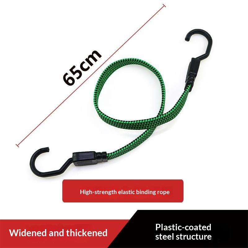 Heavy Duty Elastic Tie Down Straps Widening Flat Stretch Cord for Car Luggage Camping Cargo Securing Use