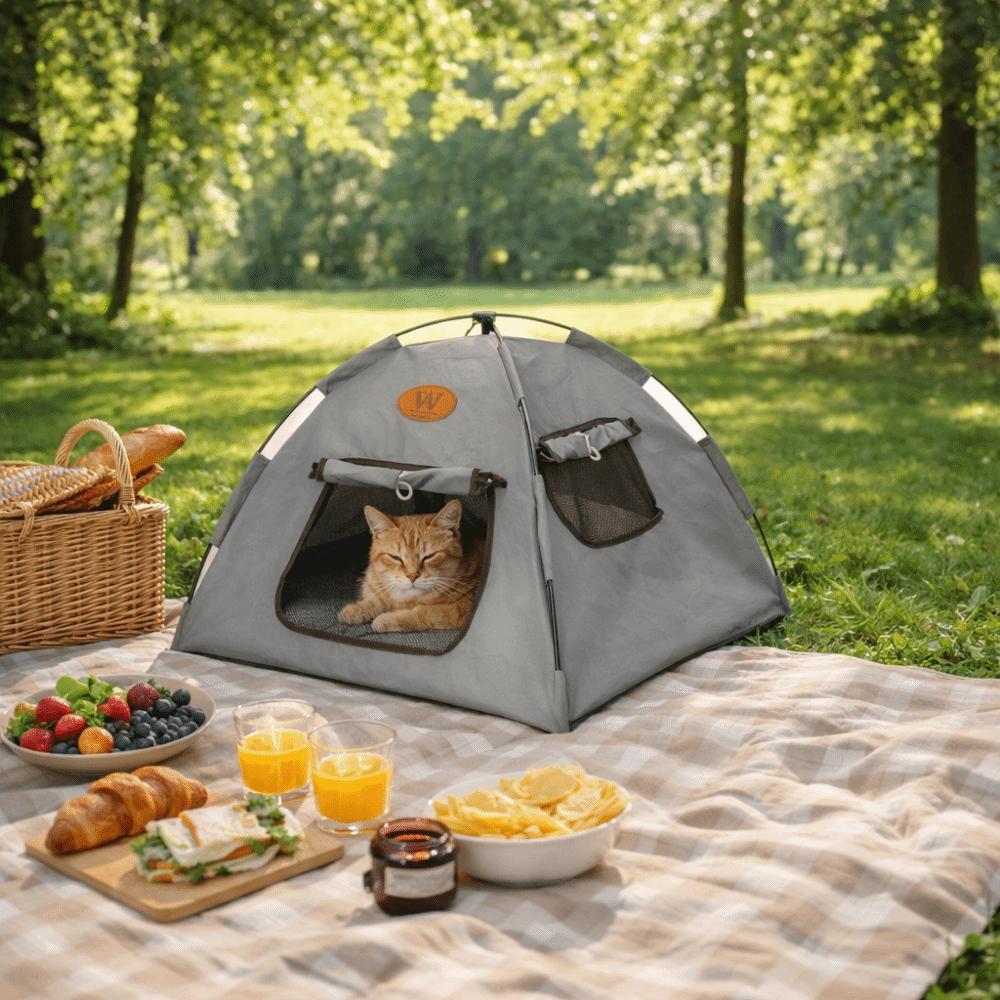 Breathable Pet Nest Tent Folding Cat Sleep House Portable Pet Kennel  Four Seasons