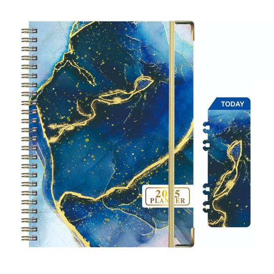 2025 planer Notebook Dickere Papier Tinte Auslaufsicher Dual-Sided Schreiben Termin Tracker Notebook