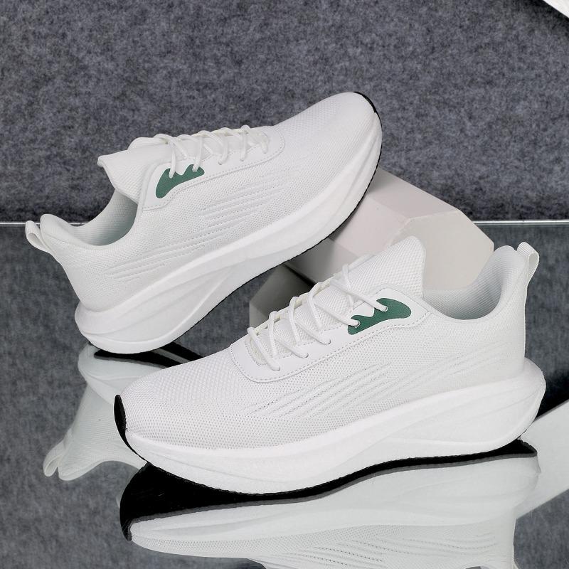 

Men s Lightweight Breathable Mesh Sneakers Casual Non-slip Running Shoes 45 білий