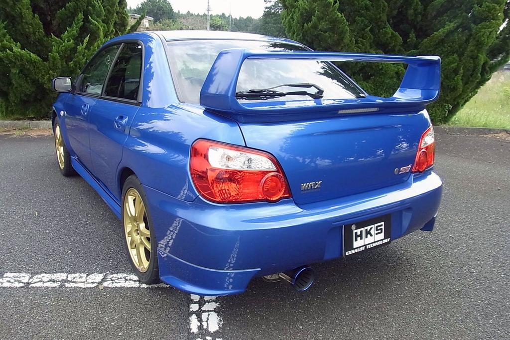 Tobă de eșapament sport HKS Automotive, tobă Super Turbo pentru Subaru Impreza GDB, inspecție vehicul, piese compatibile cu sistemul de admisie și evacuare 31029-AF002