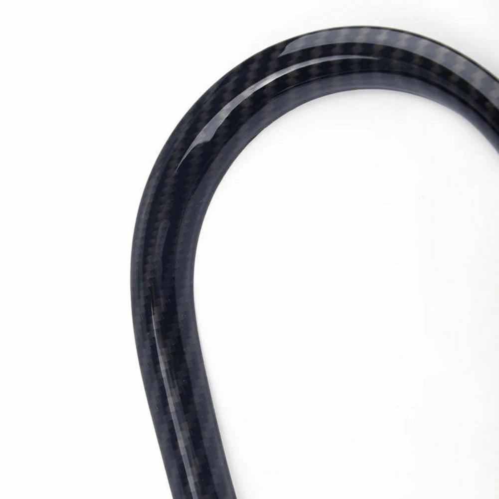 Carbon Fiber Car Interior Gear Shift Panel Trim Cover For Ford Mustang 2015-2018 Decoration Frame Car