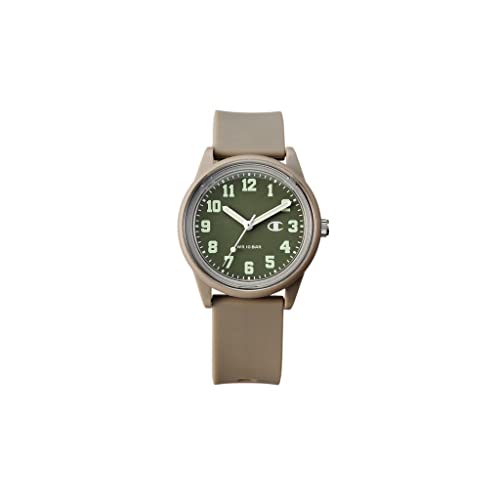

Champion R05A-504VK 10 ATM Water Resistant Analog Solar Watch, Greige