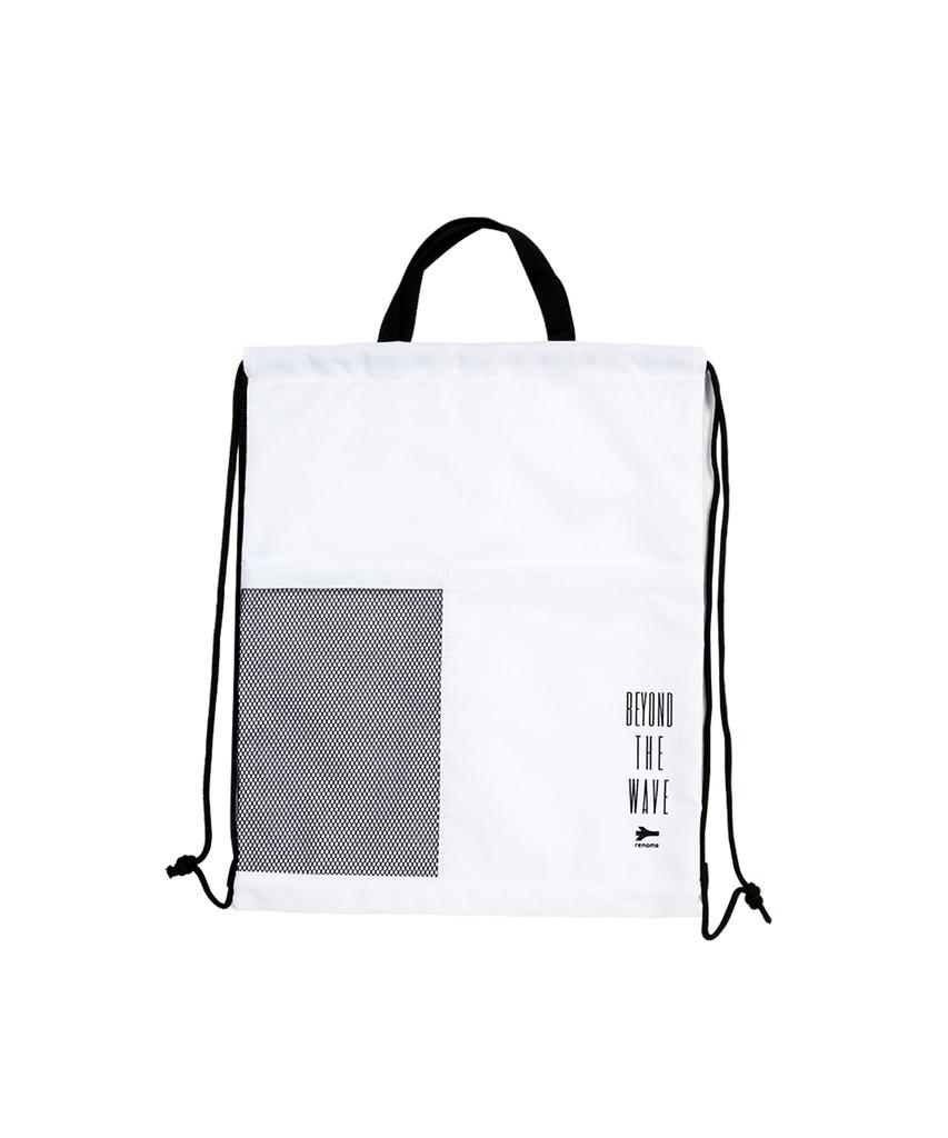Lenomasuyeongbog Swimwear Waterproof String Backpack White Ro-Rb2D020-Wh