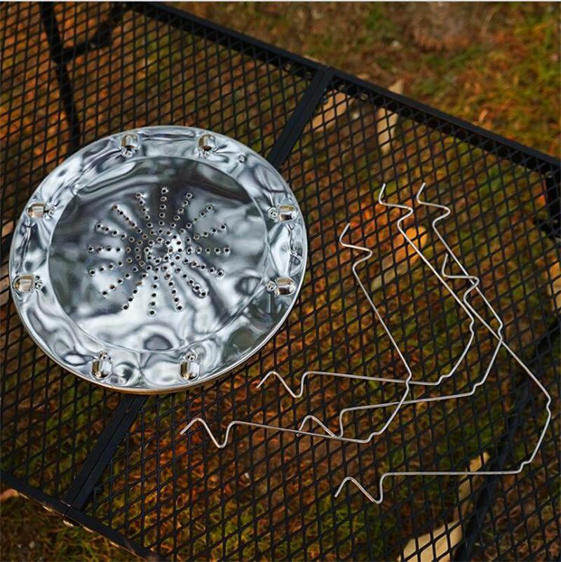 Toaster Rack Simple Portable Stainless Steel Toast Rack Outdoor Camping Toaster Folding Portable Grill Multi-Purpose Stove Grill