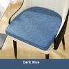 Seat Dining Chair Cushion Imitation Cotton and Linen Four Seasons Long Sitting Fart Cushion Restaurant Chair Cushion