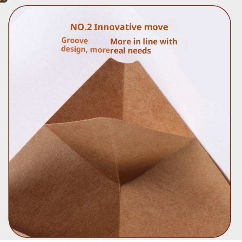 50Pcs French Fries Box Cone Chips Ketchup Cup Fast Food Restaurant Take-Out Disposable Food Paper Package