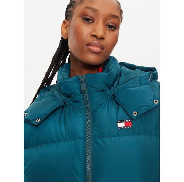 Down Jacket Tommy Jeans Alaska DW0DW18610 Green Regular Fit