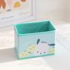 Hello Kitty Kuromi Cinnamoroll My Melody Pattern Foldable Desktop Storage Box For Makeup And Office Supplies