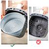 Air Fryer Silicone Basket Foldable Round Square Mold Airfryer Oven Baking Tray Pizza Fried Chicken Basket Reusable Pan Liner