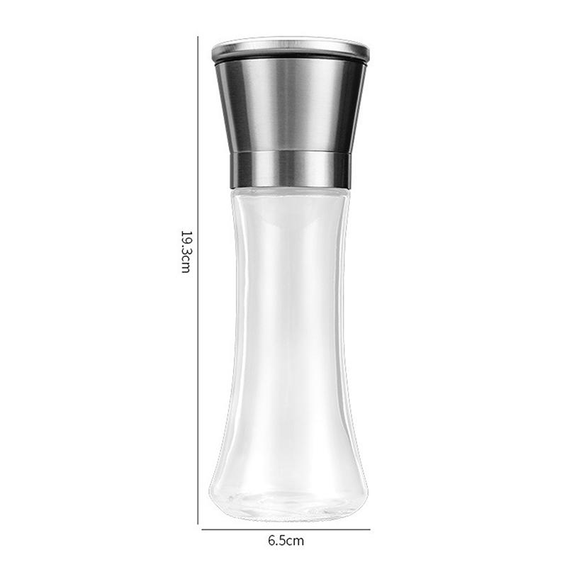 Manual Salt Pepper Grinder Seasoning Bottle Jar Stainless Steel Spice Grinder Salt Shaker Kitchen Mills Accessories