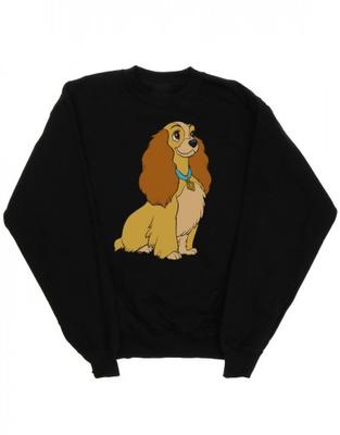 Girls Lady And The Tramp Lady Spaghetti Heart Sweatshirt