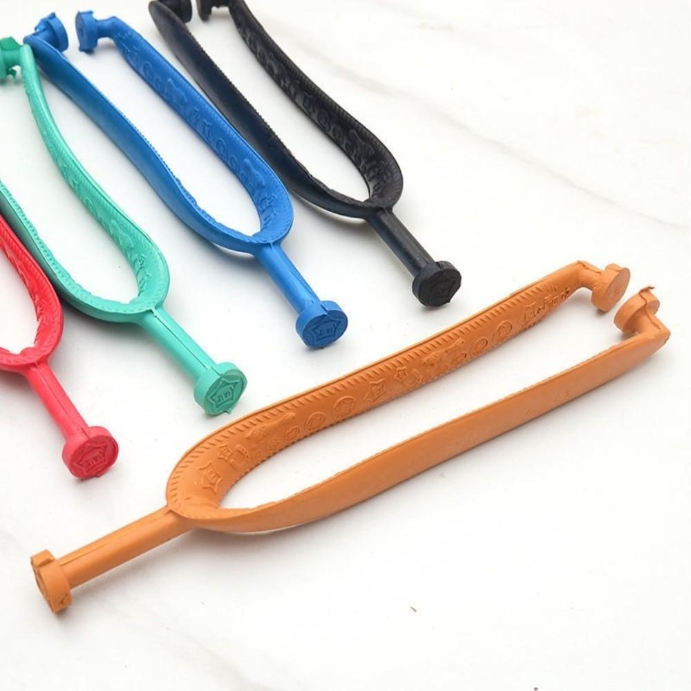 1 Paio Sandalo Tanga Stile Thailandese Cinturino di Ricambio Colore Unico Resistente all'Usura Cinghie a Tracolla Clip a Tre Punti in Gomma