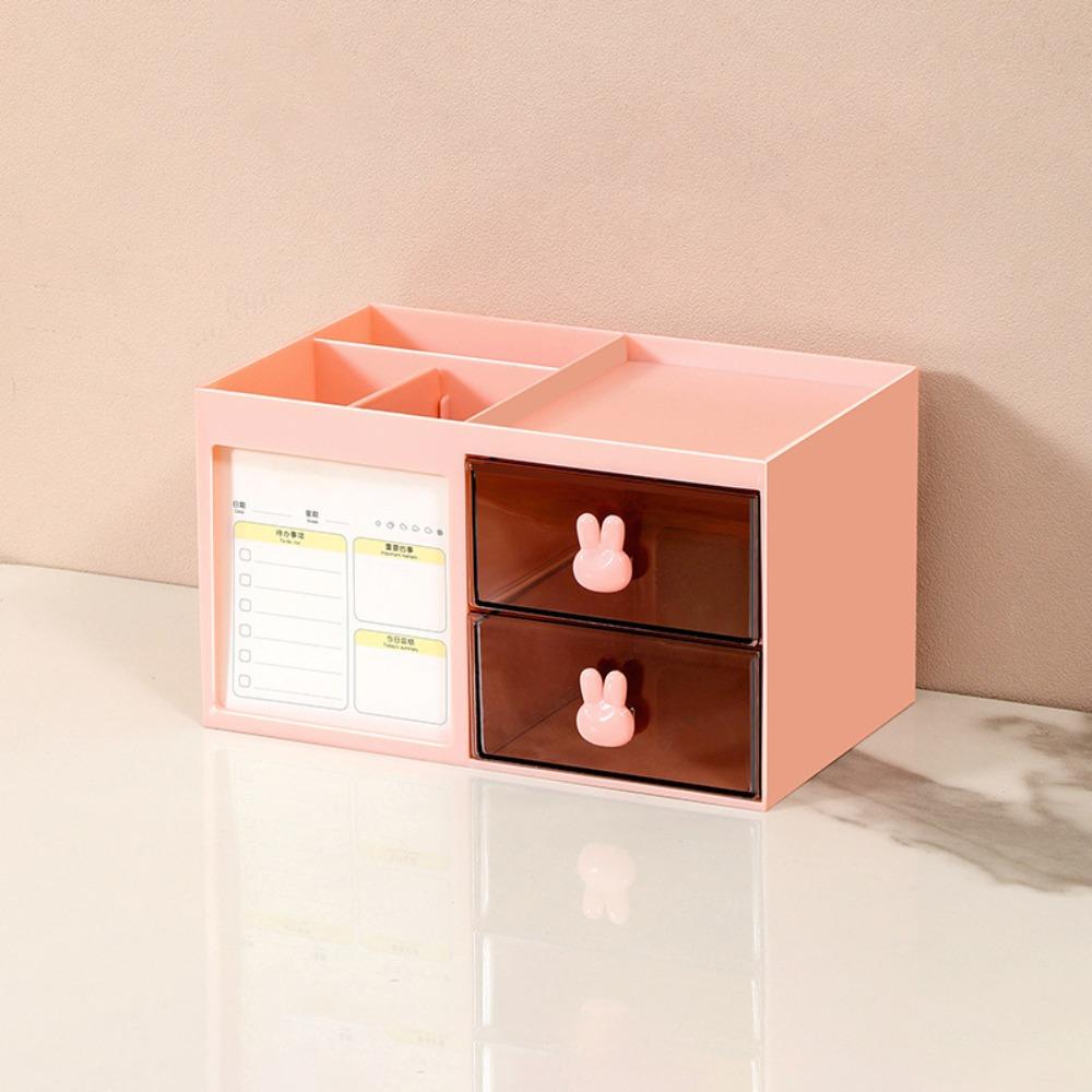 Drawer Pen Holder High-capacity Stationery Organizer Durable Pencil Storage Box  Desk
