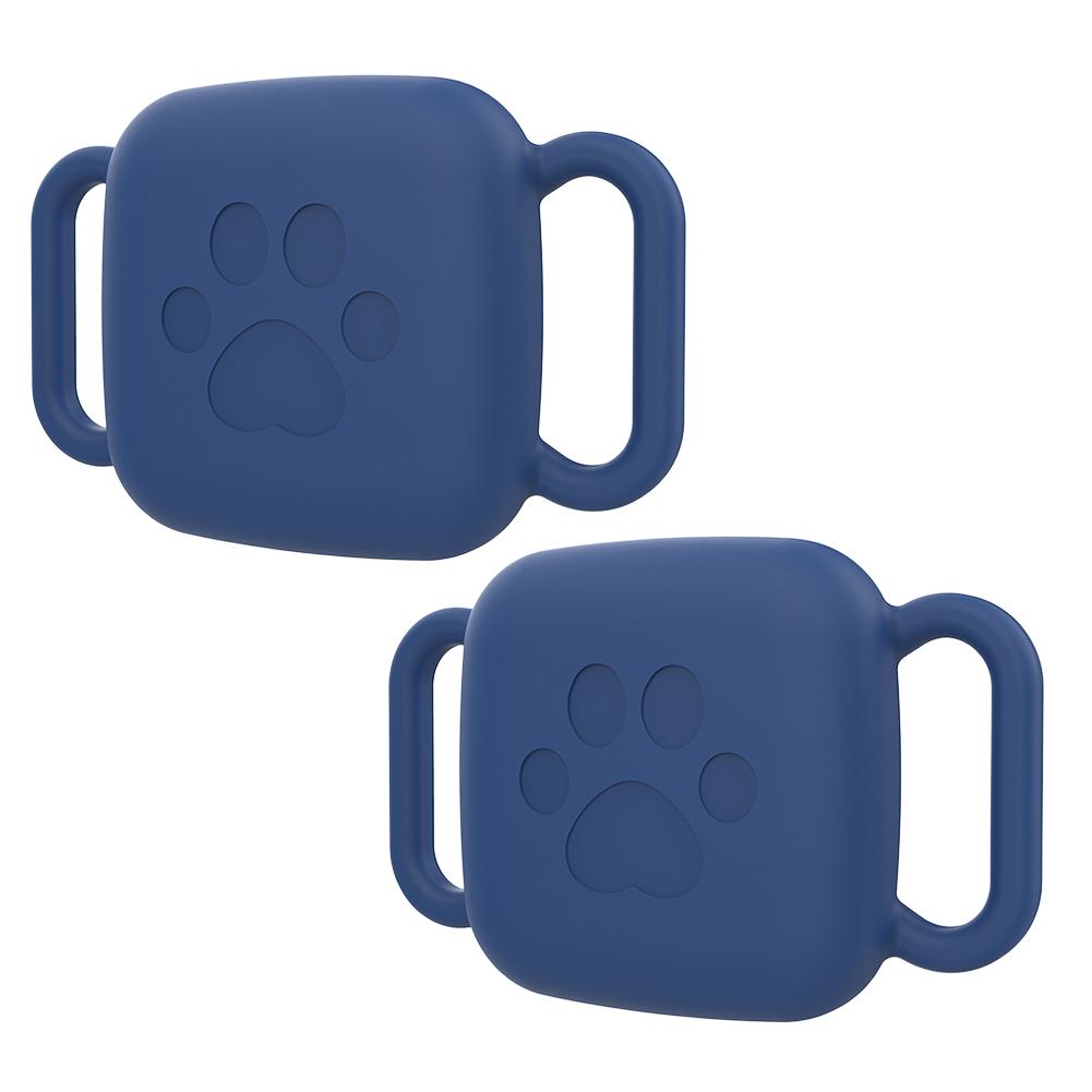 2 Pack Silicone Case for Tile Mate 2025 2025 Holder Case Protective Cover Sleeve Sturdy Secure Tag Holder for Pet Dog Cat Collar