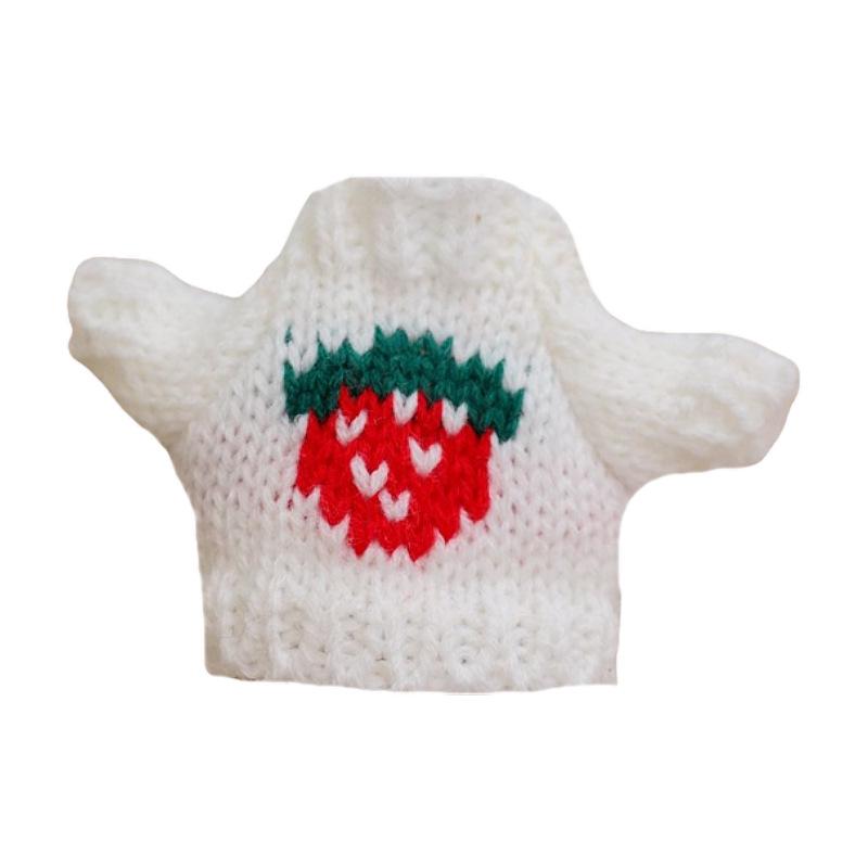 Rochie Mini Păpușă Lână 5cm cu Ursuleț de Pluș și Cap de Cățeluș pentru Accesorii DIY