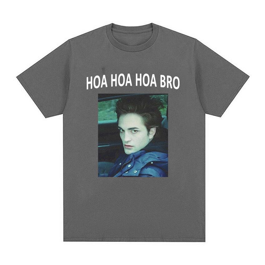 Robert Pattinson Edward Twilight Graphic T Shirt Unisex Fashion Cotton Short Sleeve T-shirts Unisex Retro O-Neck Oversized T-shirt