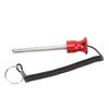 Gym Weight Stack Pin with Lanyard Enhanced Security Selector Lock Pin Gym Accessory for Workout Fitness Exercise Red 8mm 80mm