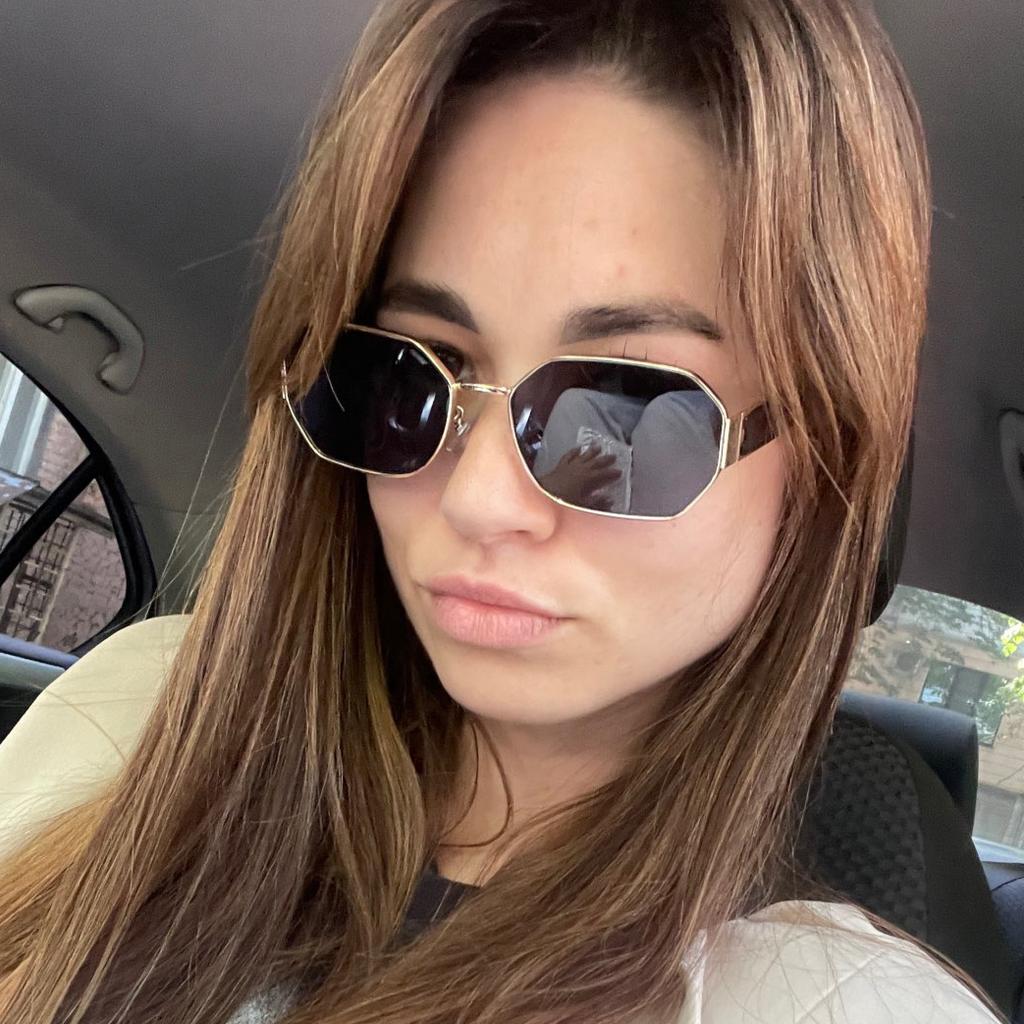 New Polygon Sunglasses Women Men Brand Designer Classic Rectangle Sun Glasses Ladies Fashion Summer Vacation Black Shades