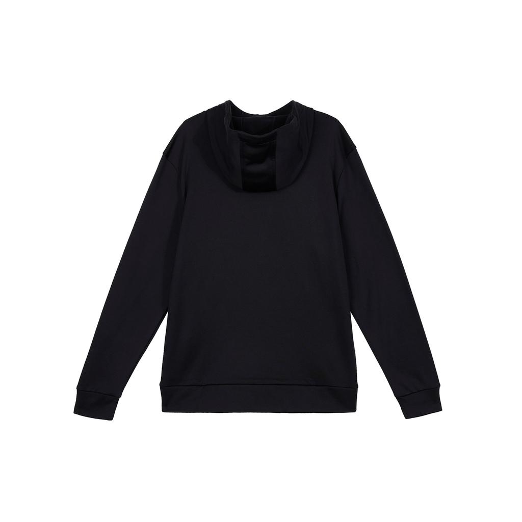 Under Armour Logo Letter Print Drawstring Hoodie Men Tops Black 1373356-001