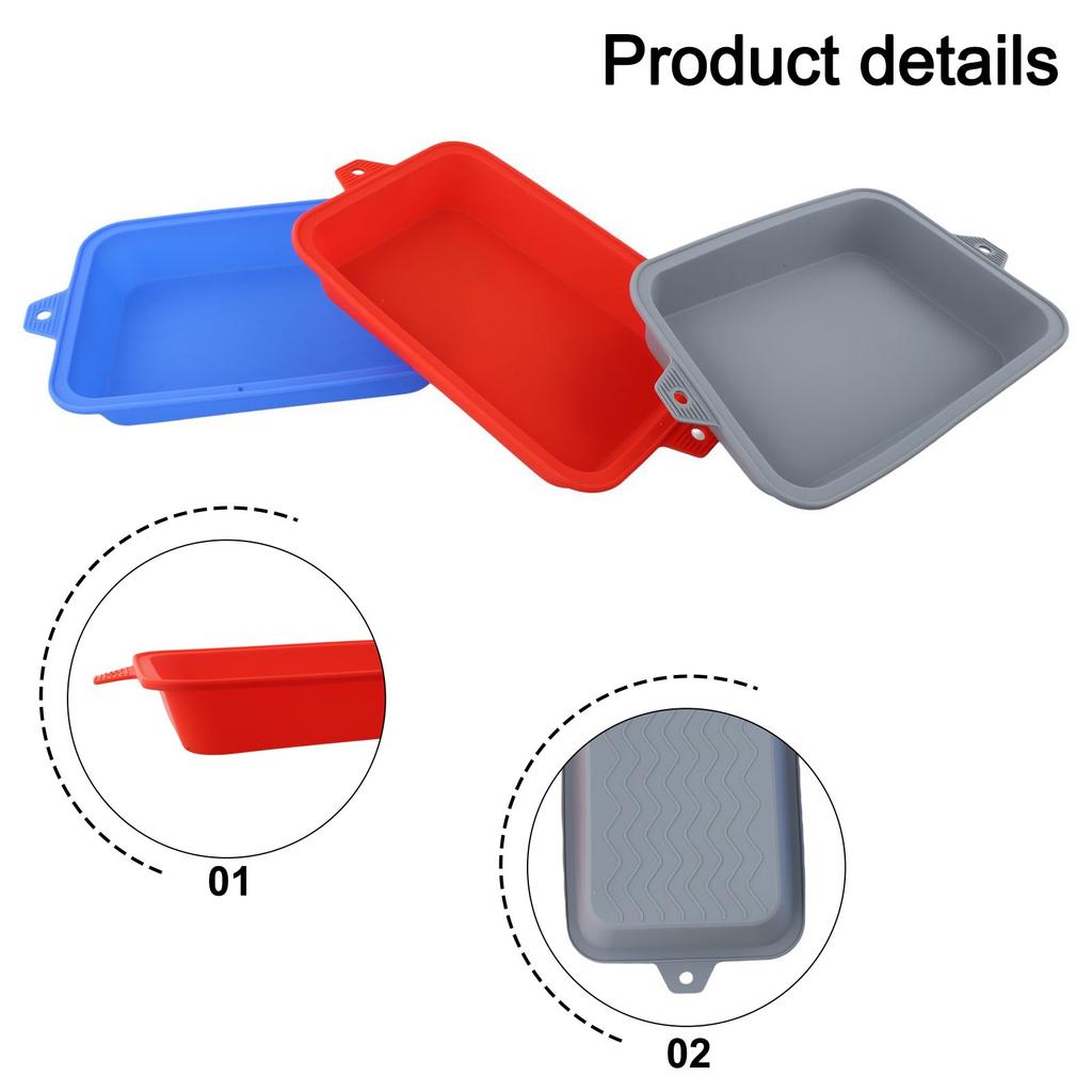 Reusable Grill Liners Silicone Drip Pan Easy To Clean