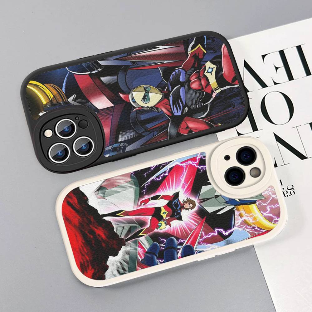 UFO R-Robot G-Goldorak Phone Cover For IPhone 11 12 13 14 15 16 Pro Max Mini Plus Soft Leather Case