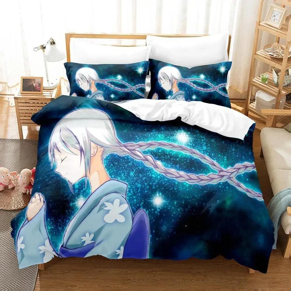 New Bungaku Shoujo Bedding Set Single Twin Full Queen King Size Bed Set Adult Kid Bedroom Duvet Cover Sets Kawaii Bed Sheet Set