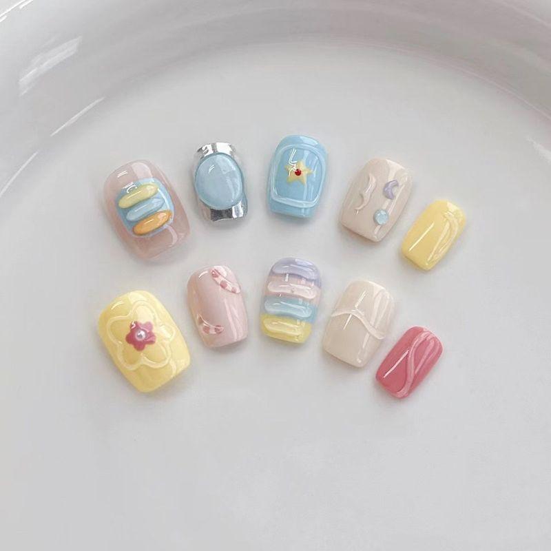 

Kids Wear Armor Nail Sticker Girls Nail Stickers Girl School Toys Non-Toxic and Tasteless Cute Child Students XS