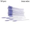 50Pcs Eyelash Extension Disposable Eyebrow Brush Mascara Wand Applicator Spoolers Eye Lashes Cosmetic Brushes Set Makeup Tools