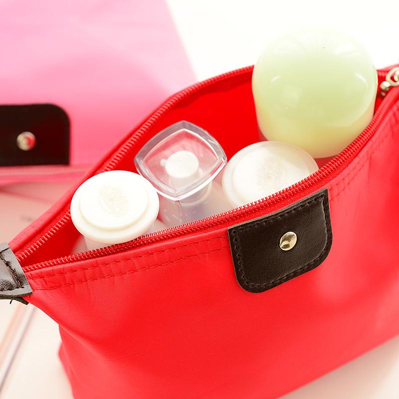 Portable Dumpling-Shaped Cosmetic Travel Bag
