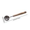 Coffee Scoop Measuring Cup Accessories Vintage Style Wood Handle Gadget Baking Tool Teaspoon for Kitchen Cooking Serving Milk