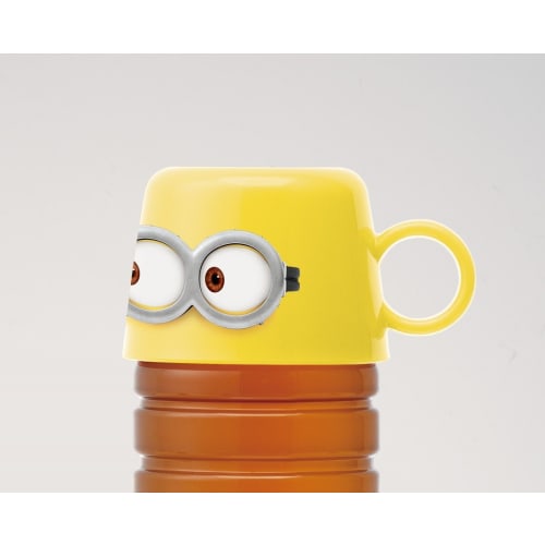 Skater Plastic Bottle Cap Cup Minions Face CPB1