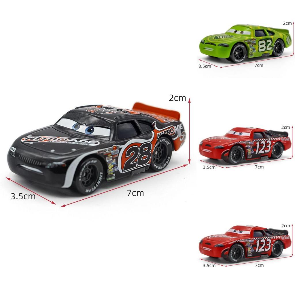 Durable Cars Lightning Mcqueen Alloy Toy Model Sheriff And Cabrera For Kids