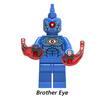 Red Color Deadpool with Dog Lego Compatible Minifigures DC Figurines Building Blocks Super Heroes