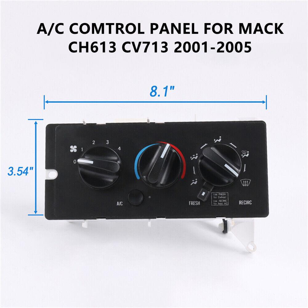 AC Control Panel 7787-880011 For Mack CH CL CV CX CXN612 CXN613 Truck Air 111225
