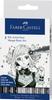 Pitt Artist Pens Manga Artist 273 Faber-Castell (8-Piece Set) Pack 199S, 199M, 199, 232, 233, 235, 272, (Product Code 167107)