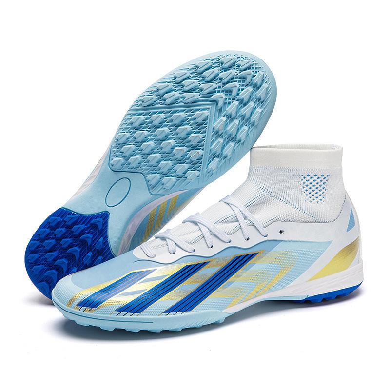 High-top football shoes men's TF broken nails AG long nails student youth competition training sneakers sports