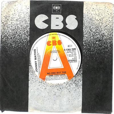 Płyta 7-calowa JOHNNY MATHIS - No One But The One You Love SCBS7935PROMO CBS 1979 UK Soul/Funk Używana
