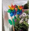 Colorful Windmills Wedding Outdoor Venue Arrangement Decoation Wooden Pole Windmills Suitable For Garden Yard Party Decoration